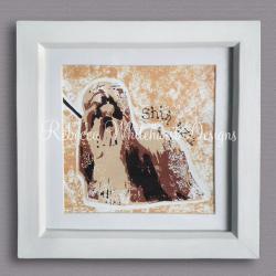 'Dogs of the World' Linoprint - Shih Tzu